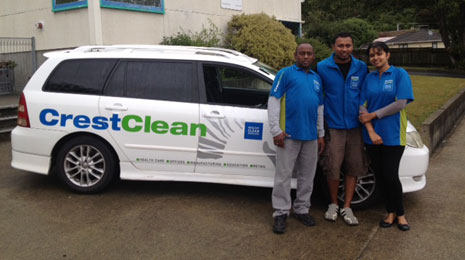Pictured from left to right are James Veeran, Alvin Veeran & Niki Veeran