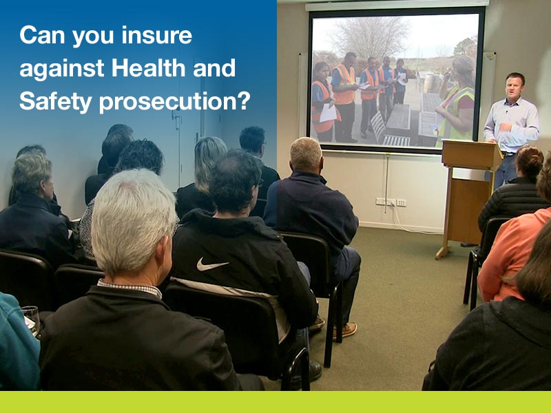 Can you insure against health safety prosecution