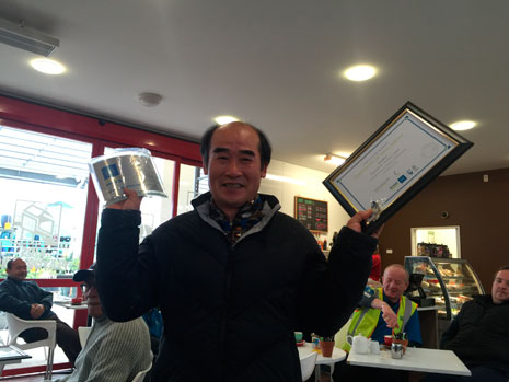 Dunedin franchisees James and Sarah Yun received a 10 year Long Service Award.