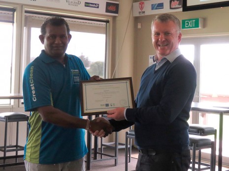 Gayaneshwar Raju was also awarded a Certificate of Excellence for his work at Silverdale Primary School.