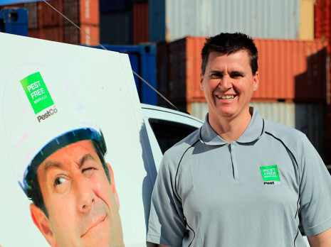 PestCo Service Technician Mike Wills.