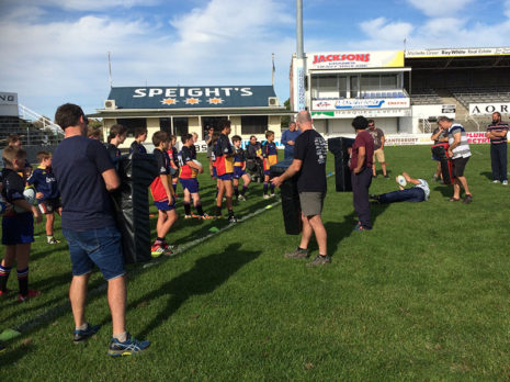 Skills demonstrations form a key part of each coaching session.