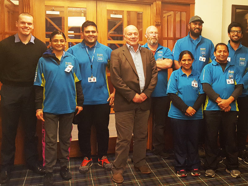 College appreciates CrestClean’s work