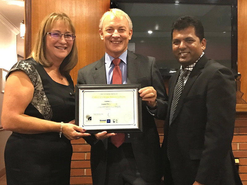 Mayor’s role in Crest’s Environmental Choice certification