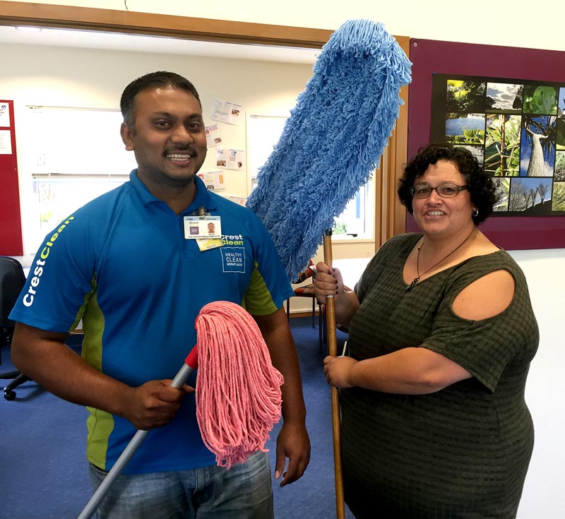 Principal’s delight at donated equipment