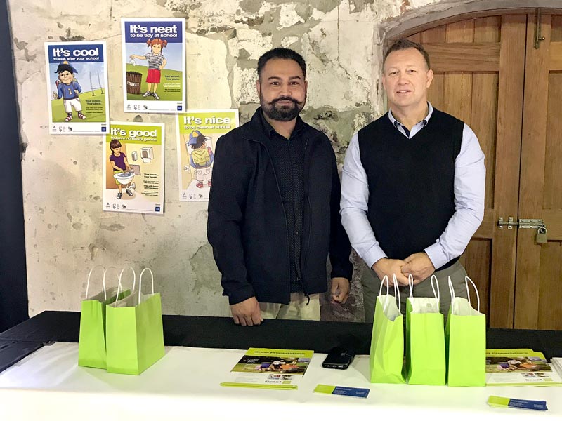 Teachers snap up goodie bags