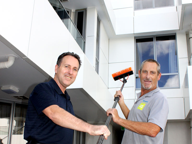 Crest praised for its efficiency and high standard of apartment building clean