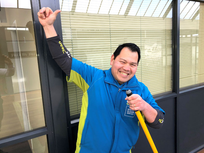 TV show features New Zealand’s ‘happiest cleaner’