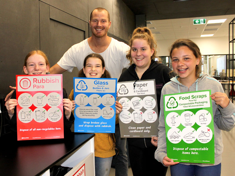 Athlete’s surprise visit a highlight for students