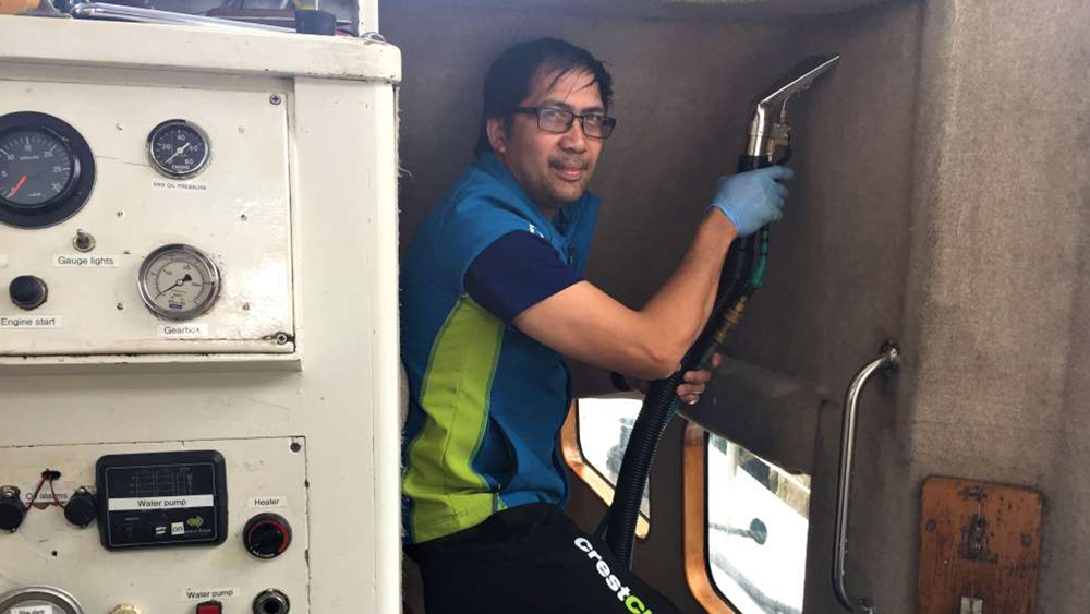 Plain sailing for historic vessel after CrestClean answers cleaning SOS