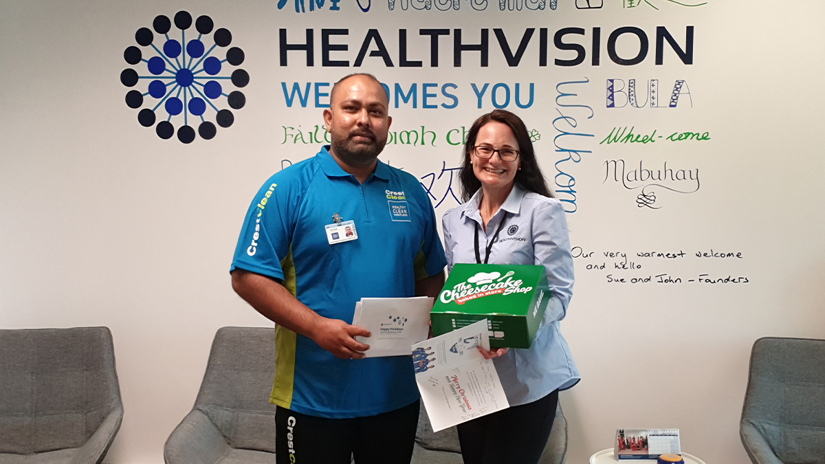 CrestClean provides safe, healthy, hygienic environment for Healthvision staff and clients