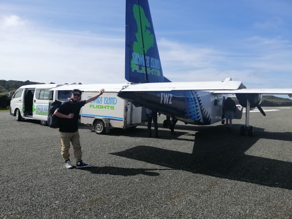 Man beside an aeroplane.