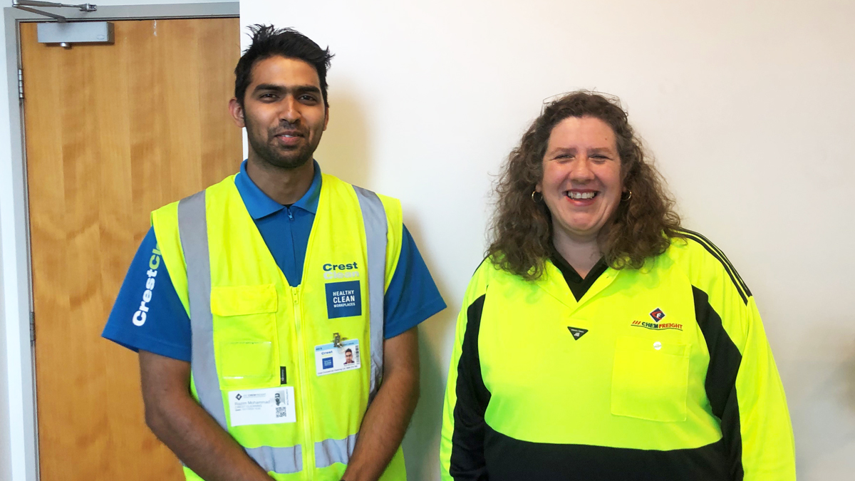 Chemfreight praises CrestClean for exceptional cleaning service