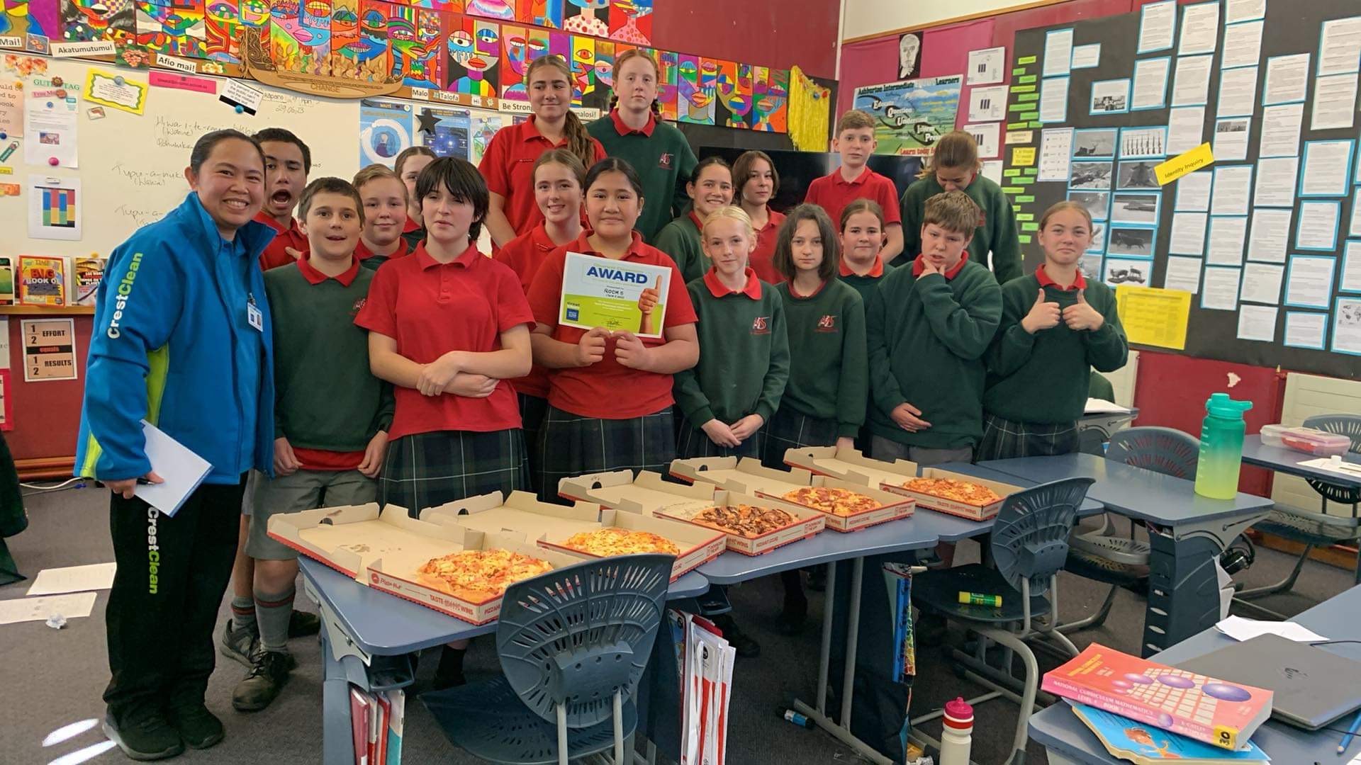 Meet our latest classroom cleanliness champions!