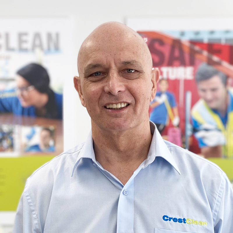 Tony Hickling, CrestClean Northland Regional Manager for Kerikeri commercial cleaning services
