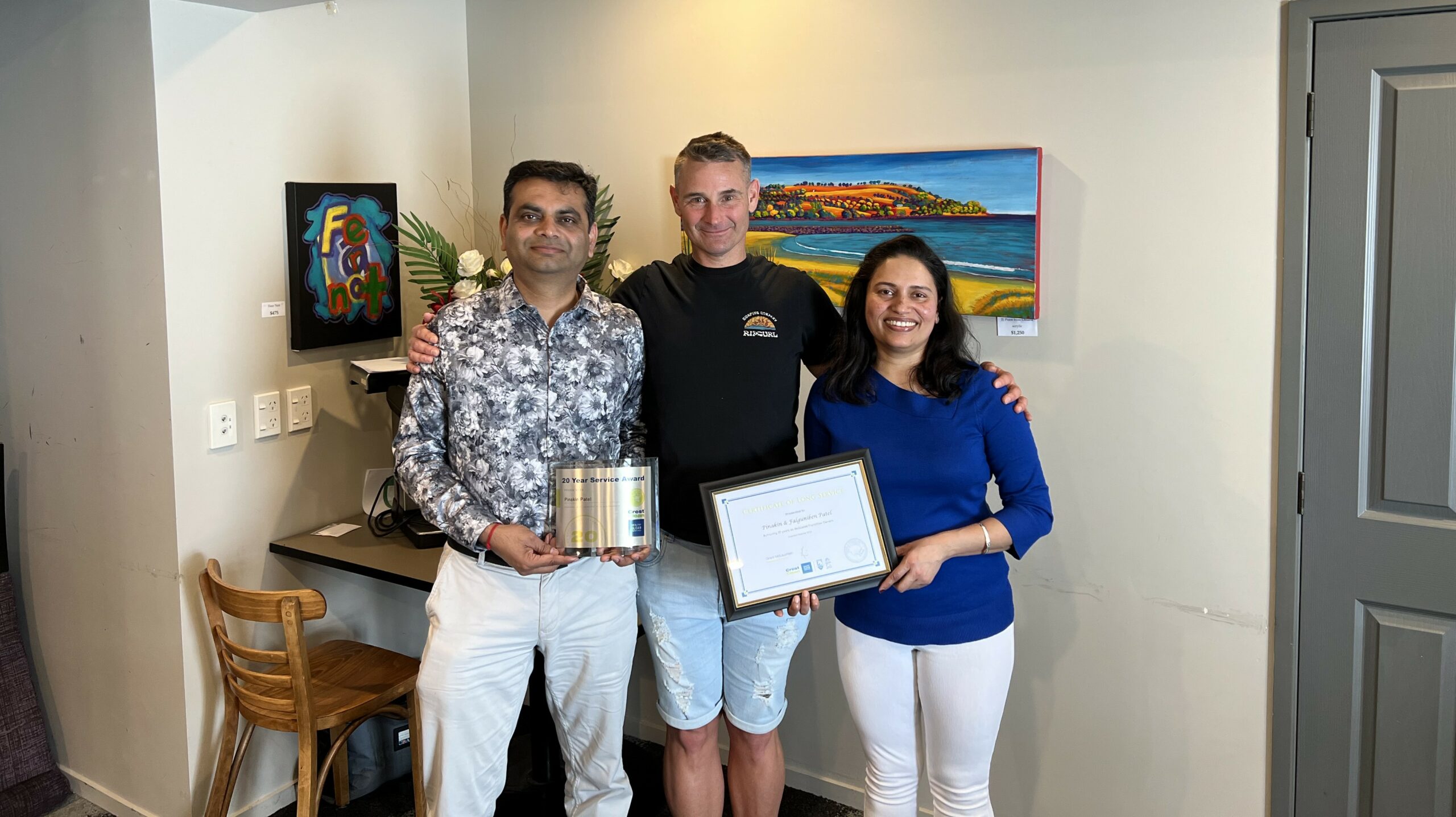 Celebrating two decades of success for Pinakin and Falguniben Patel