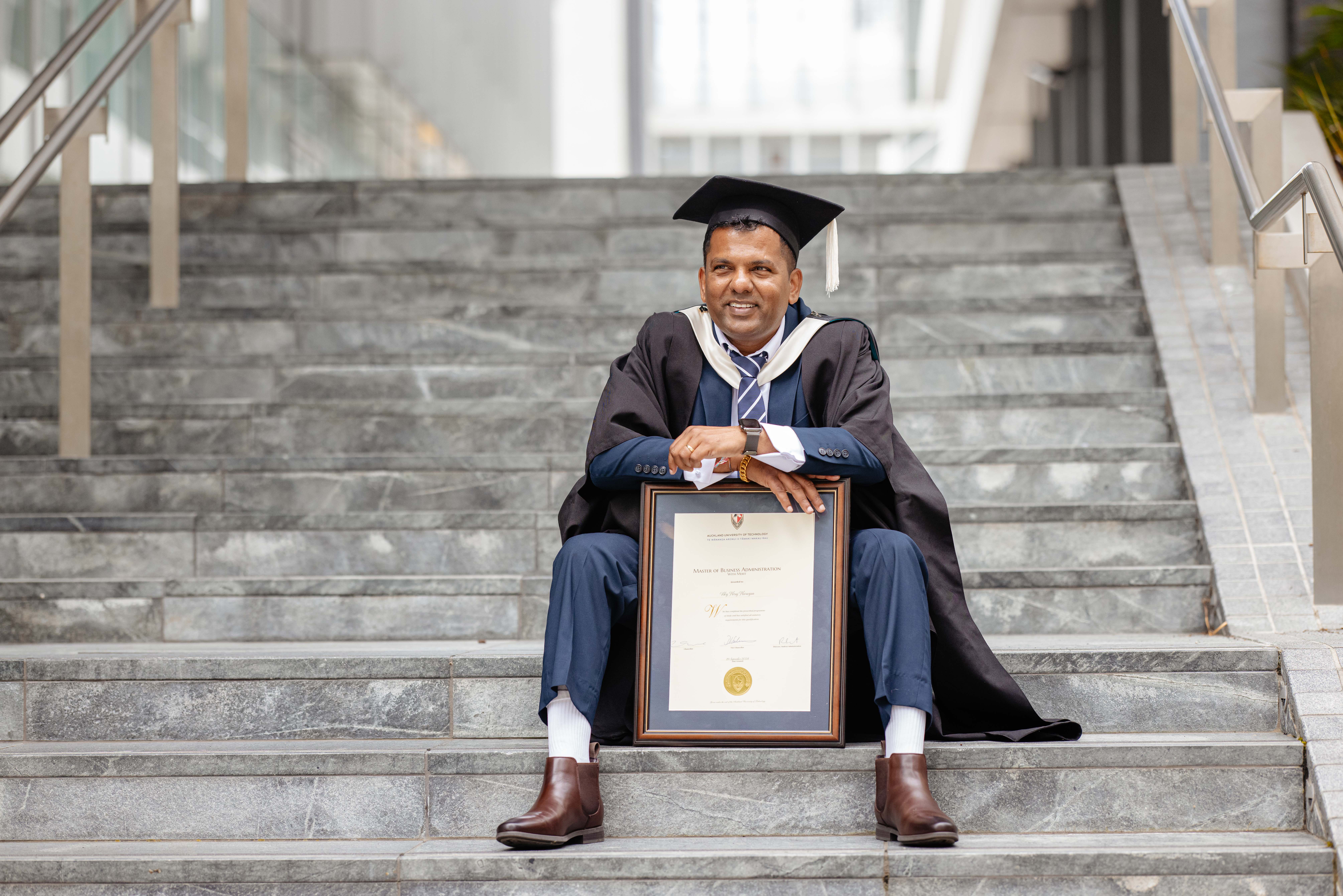 Viky graduates with MBA in major career milestone