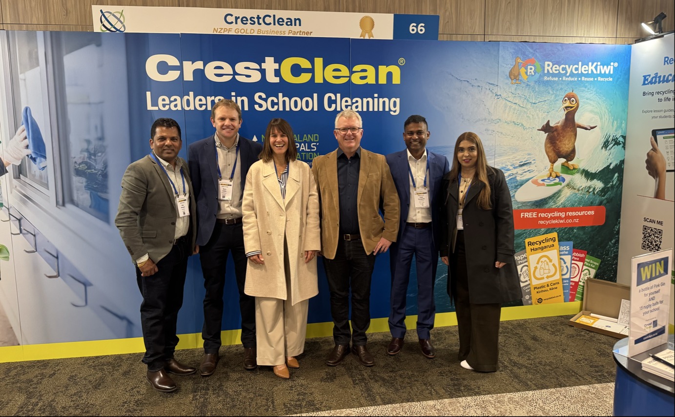 CrestClean proudly attends New Zealand Principals’ Federation Conference as Gold Sponsor