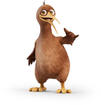 RecycleKiwi mascot