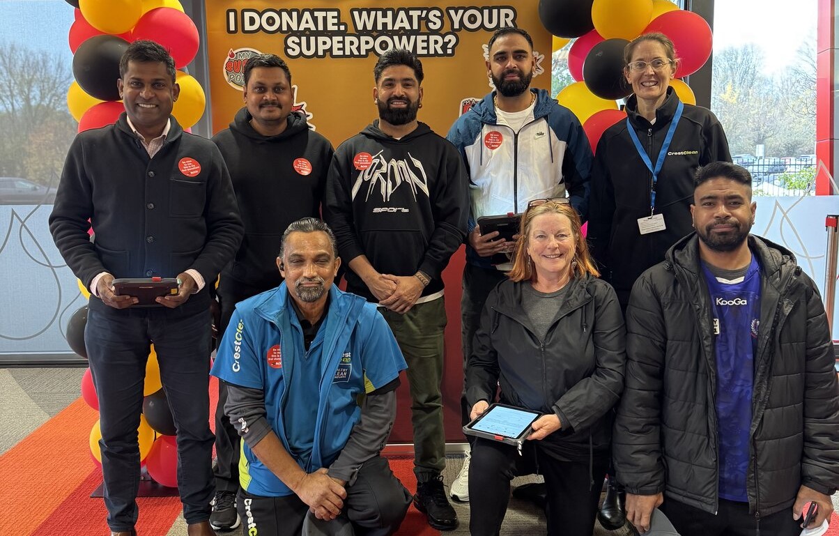 CrestClean Christchurch helps community with group blood donation