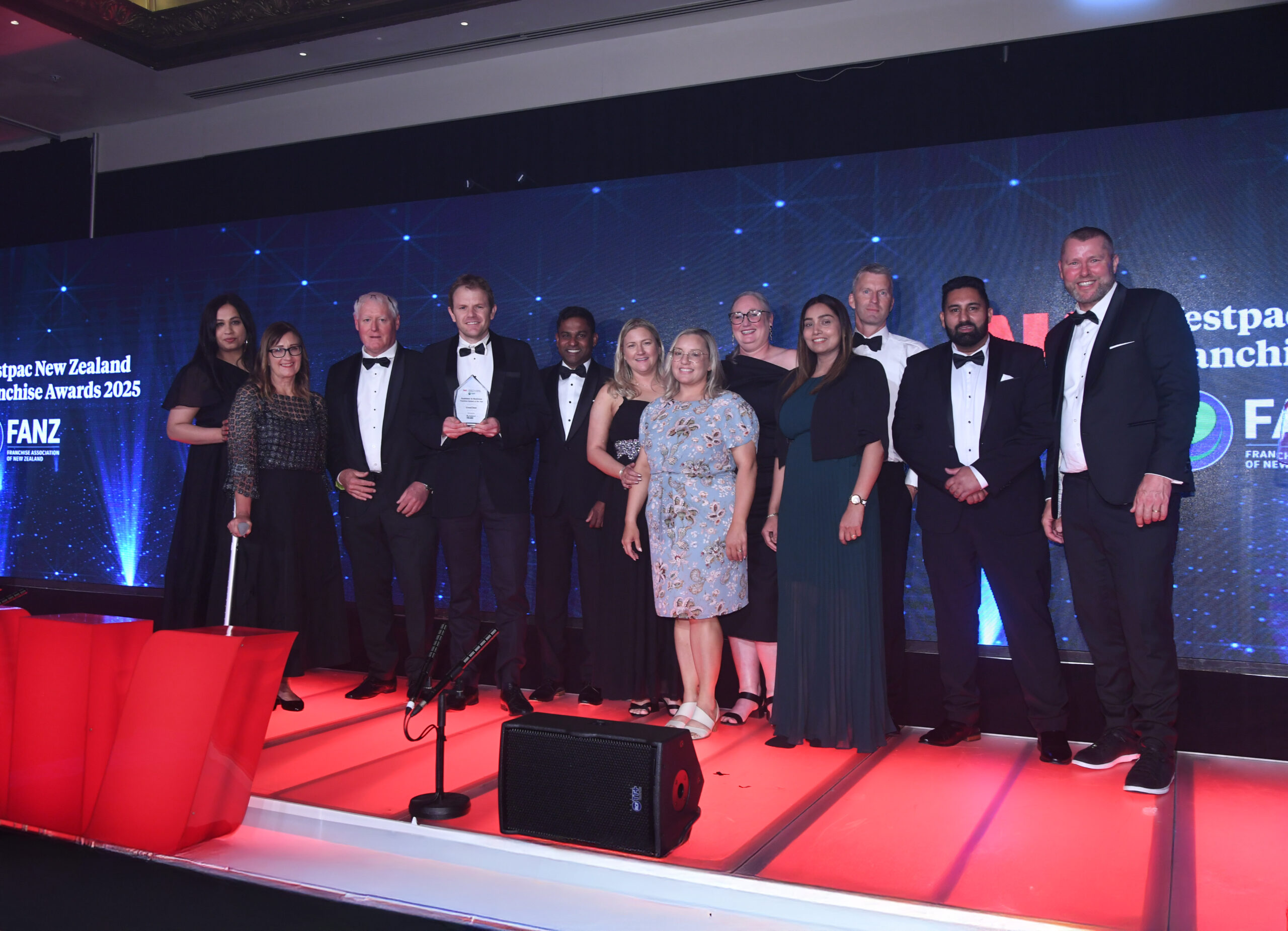 CrestClean celebrates triple win at Westpac New Zealand Franchise Awards 2025
