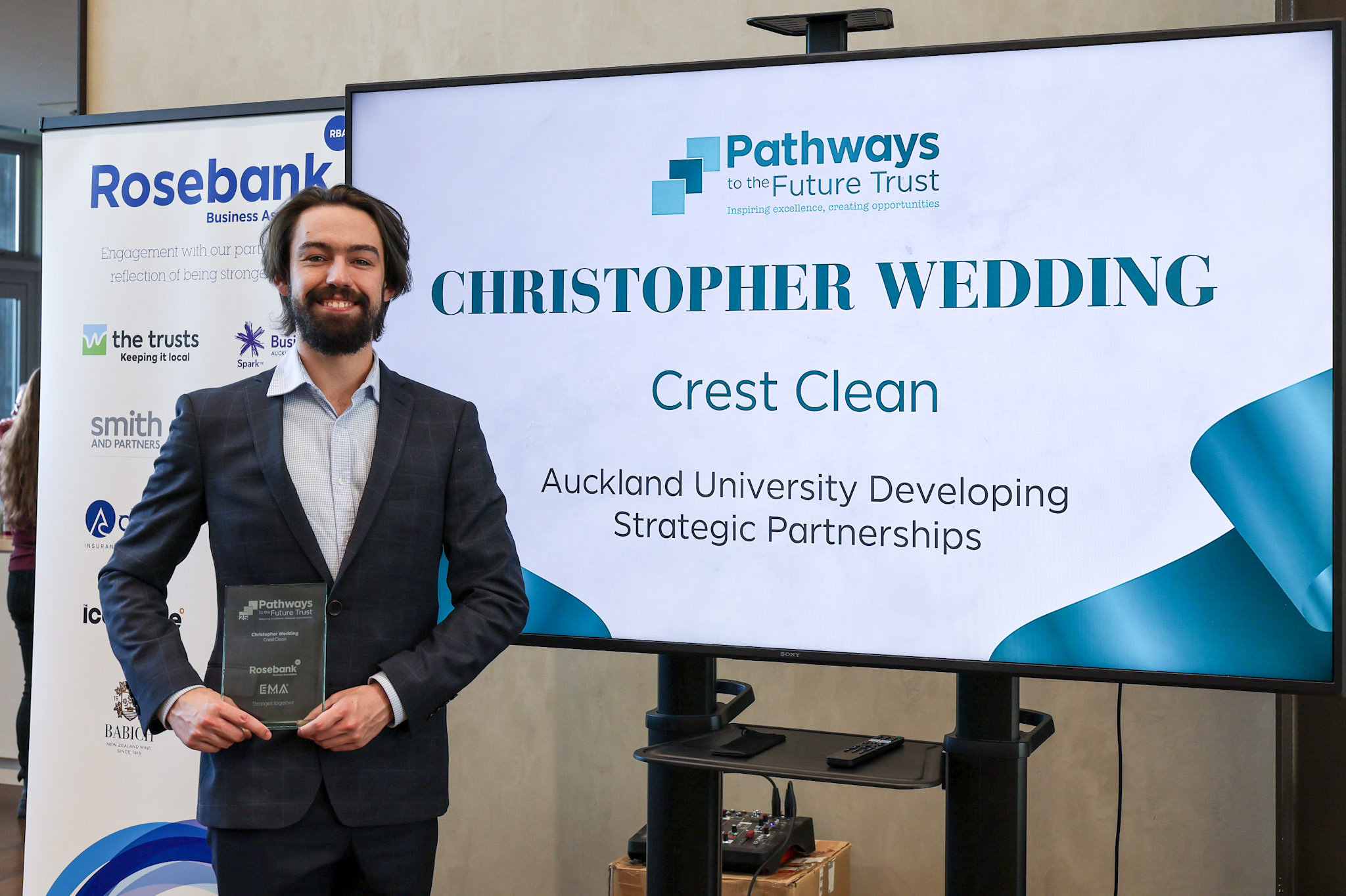 Chris Wedding strengthens leadership skills through Pathways to the Future scholarship