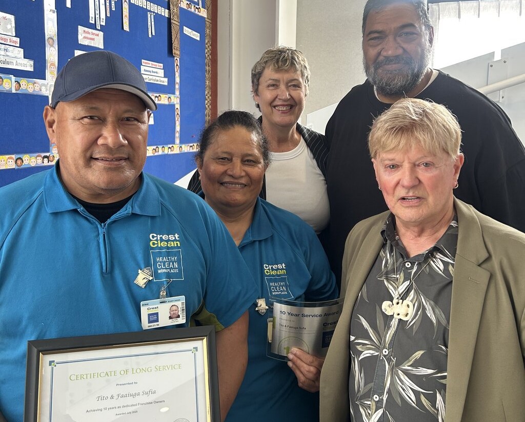 Colwill School principal celebrates lasting bond with dedicated CrestClean team