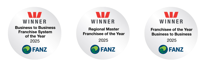 Westpac Franchise Awards for 2025 - B2B Franchise System of the Year 2025 | Regional Master Franchisee of the Year 2025 | Franchisee of the Year B2B 2025