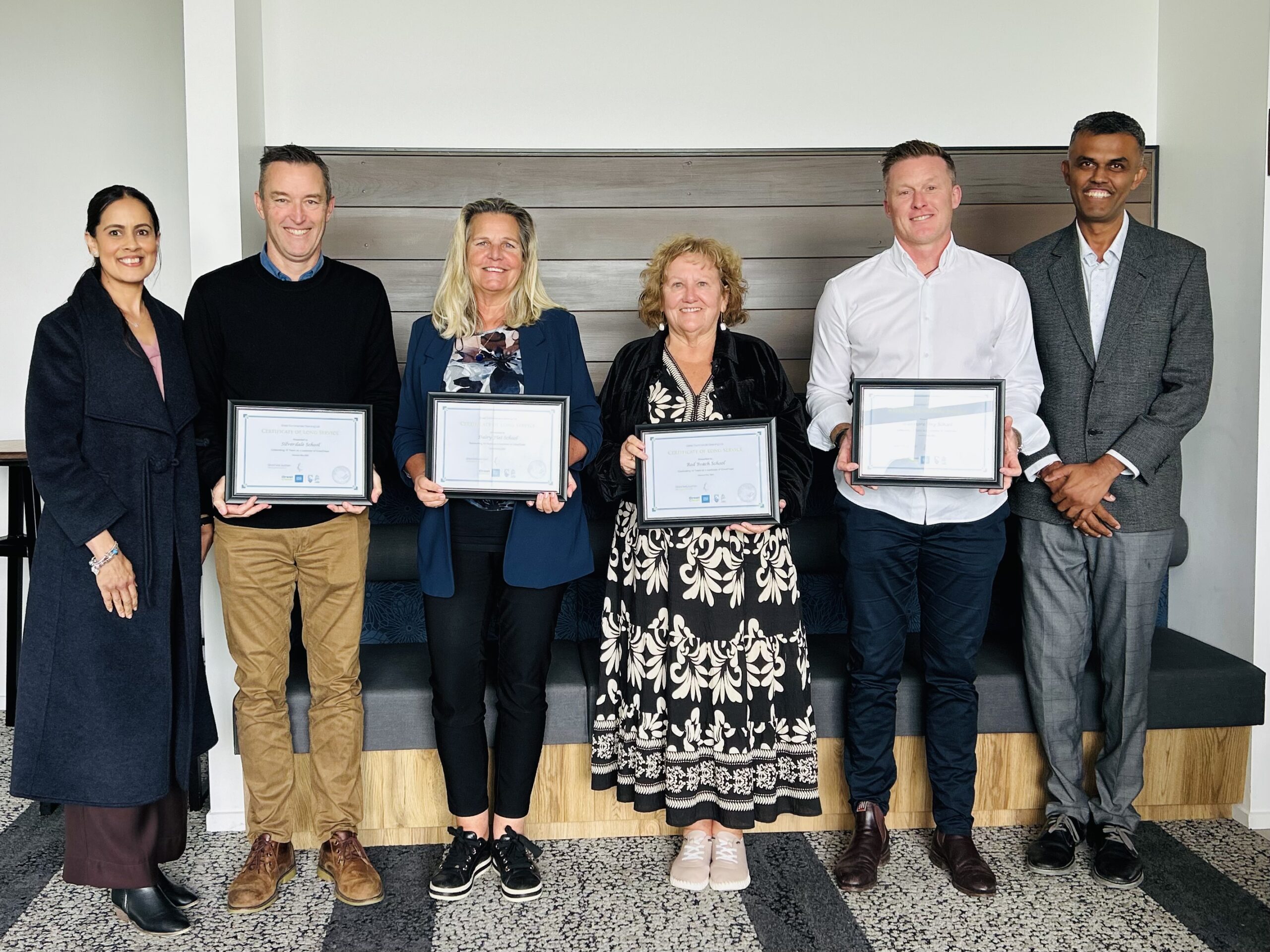 Rachel and Neil celebrate decades of partnership with Hibiscus Coast schools
